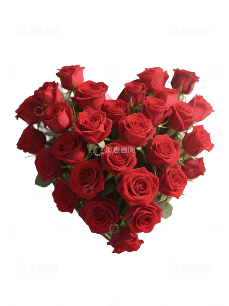 高清大图下载【趣麦麦图】爱心玫瑰花写实主题41