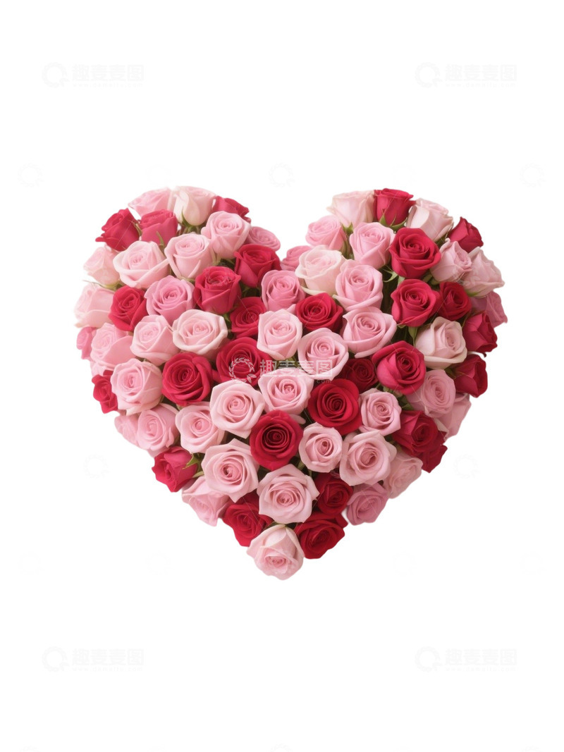 高清大图下载【趣麦麦图】爱心玫瑰花写实主题127