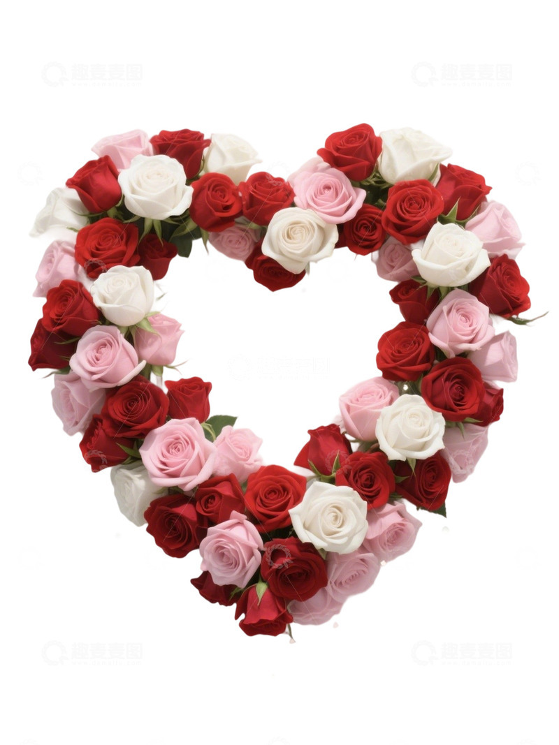 高清大图下载【趣麦麦图】爱心玫瑰花写实主题170