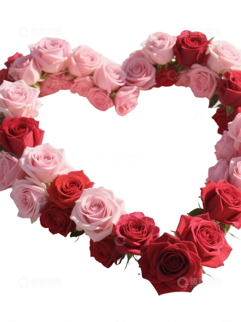 高清大图下载【趣麦麦图】爱心玫瑰花写实主题224