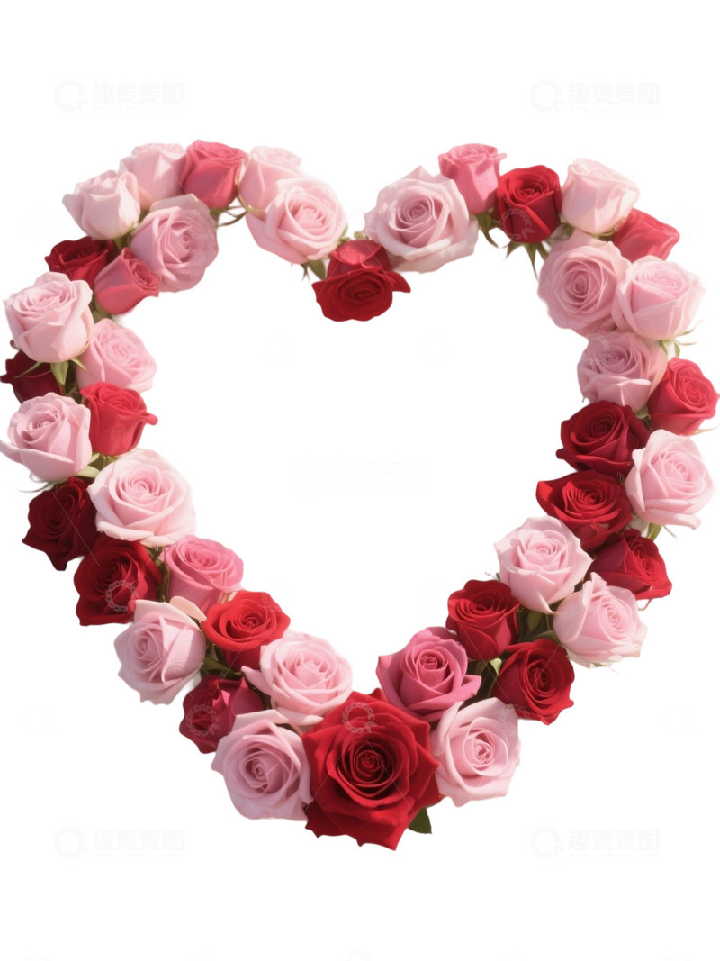 高清大图下载【趣麦麦图】爱心玫瑰花写实主题2651