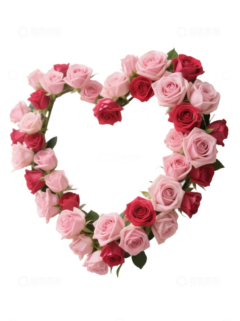 高清大图下载【趣麦麦图】爱心玫瑰花写实主题223