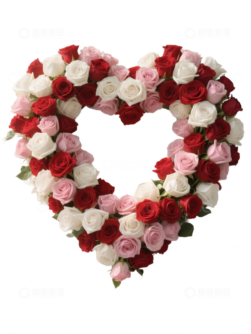 高清大图下载【趣麦麦图】爱心玫瑰花写实主题173