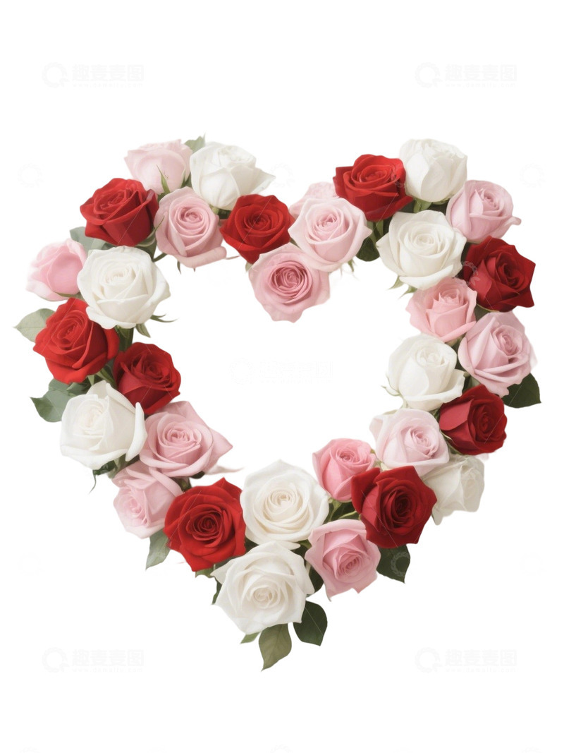 高清大图下载【趣麦麦图】爱心玫瑰花写实主题152
