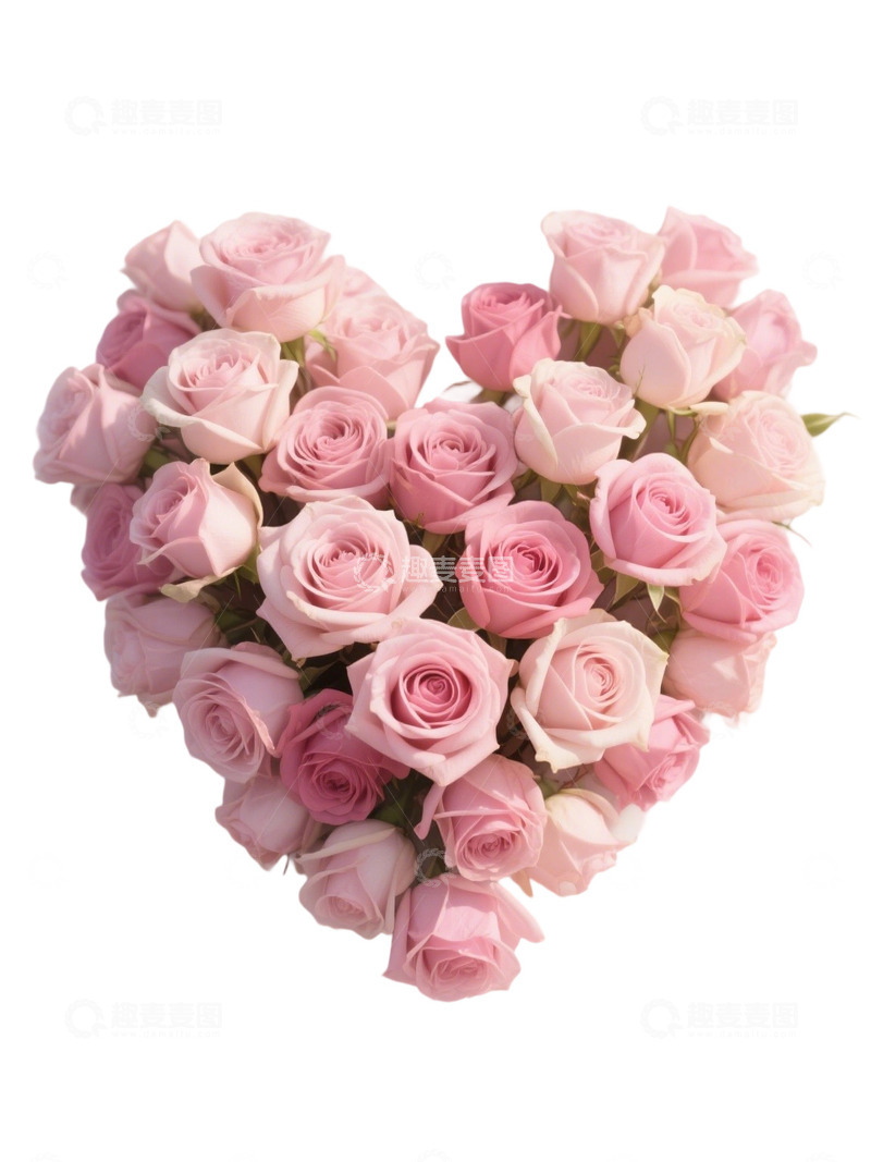 爱心玫瑰花写实主题274