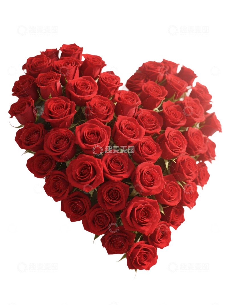 高清大图下载【趣麦麦图】爱心玫瑰花写实主题234