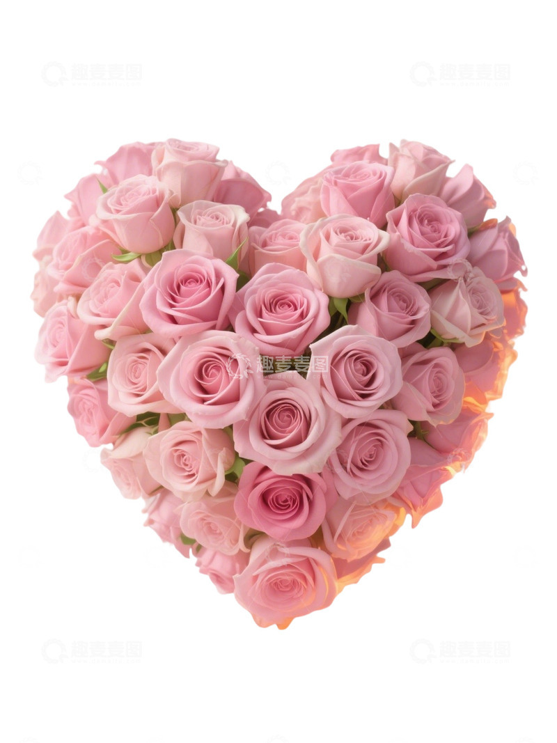 高清大图下载【趣麦麦图】爱心玫瑰花写实主题294