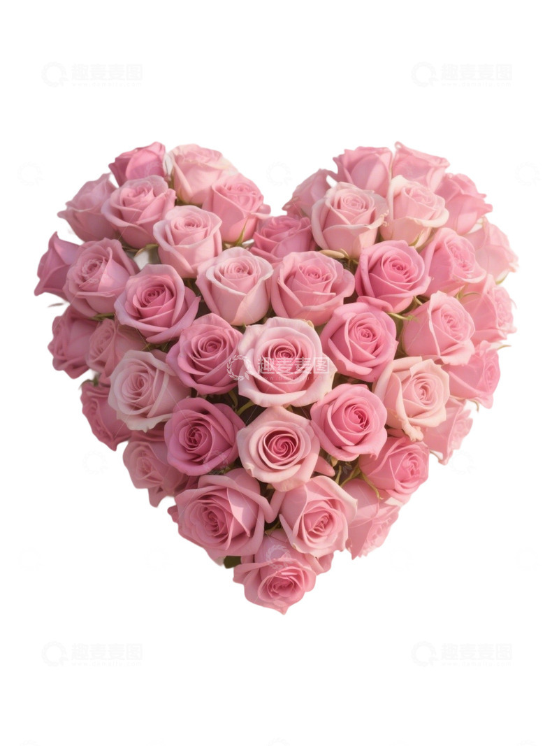 高清大图下载【趣麦麦图】爱心玫瑰花写实主题299