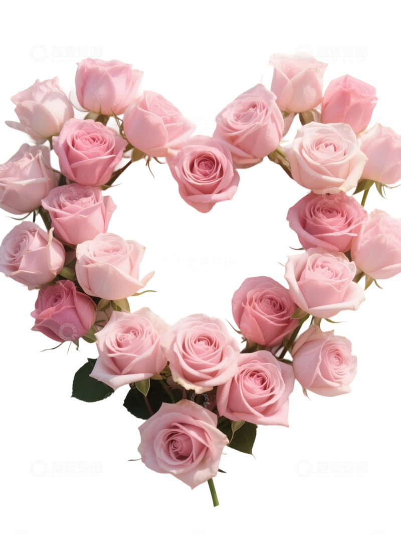 高清大图下载【趣麦麦图】爱心玫瑰花写实主题297