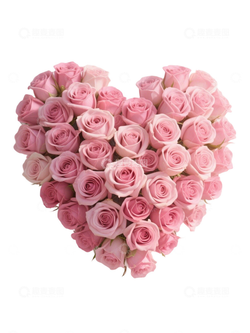 高清大图下载【趣麦麦图】爱心玫瑰花写实主题322