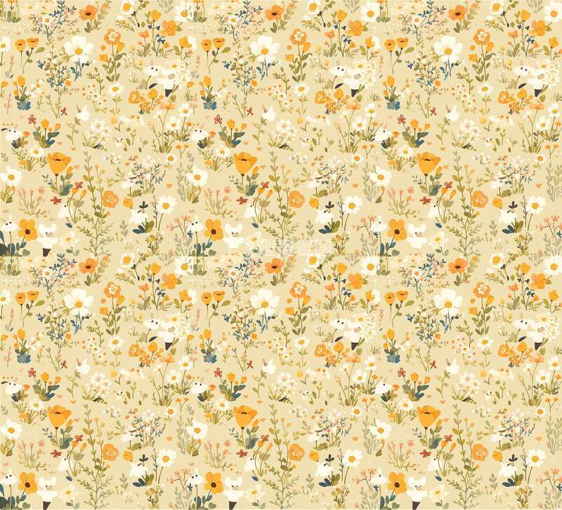 源文件下载【趣麦麦图】手绘卡通插画动物花草扁平风设计图 8