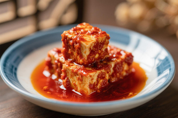 特色美食小吃红油豆腐乳摄影图1