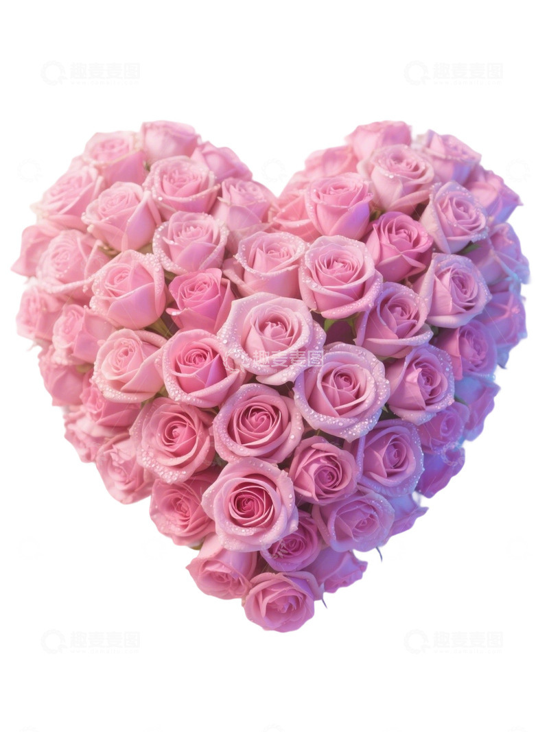 高清大图下载【趣麦麦图】爱心玫瑰花写实主题313