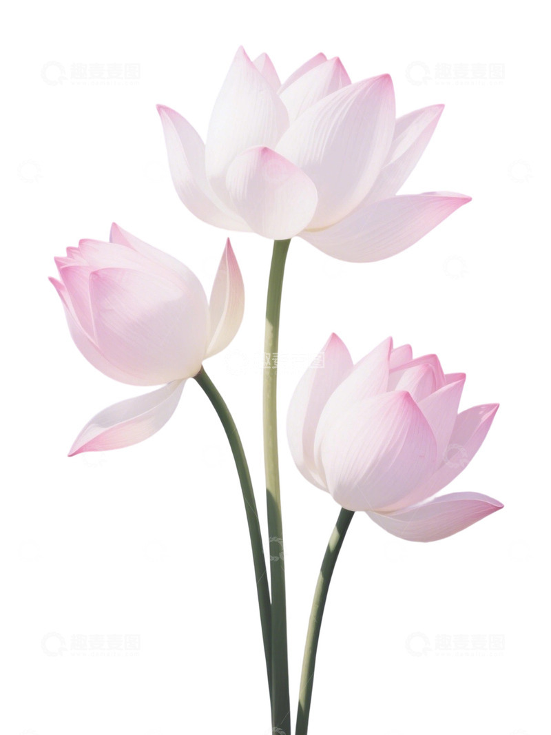 高清大图下载【趣麦麦图】荷花免扣素材58