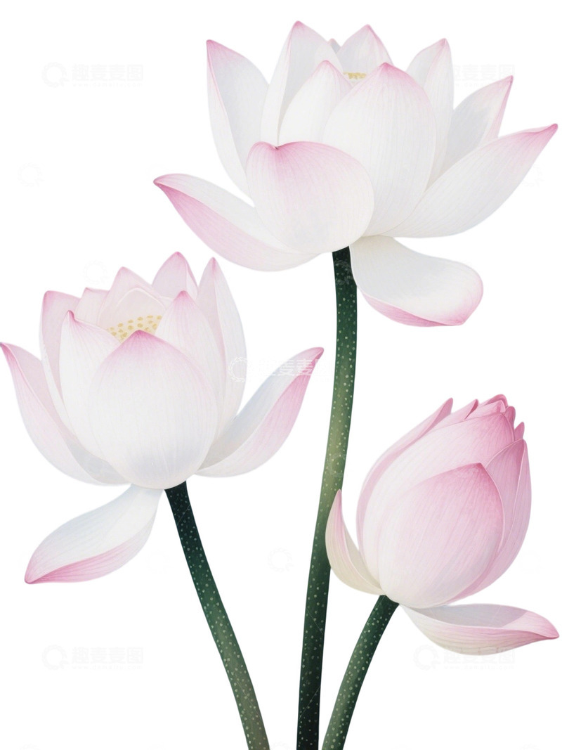 荷花免扣素材71