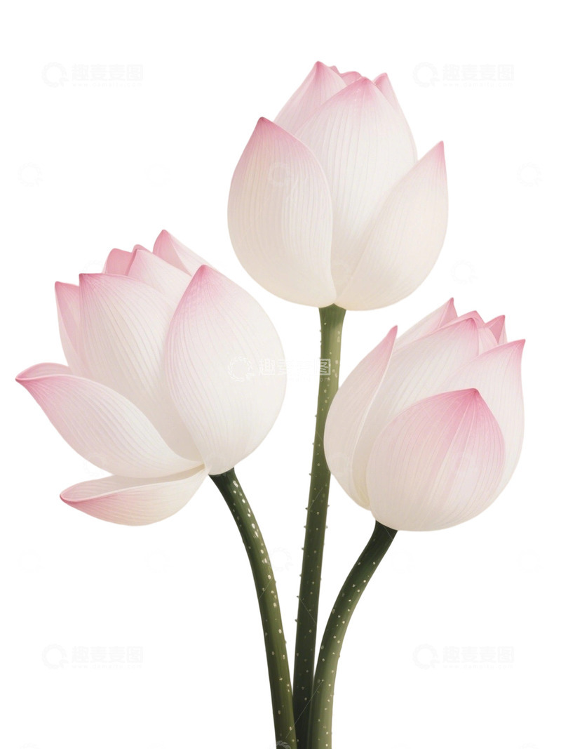 高清大图下载【趣麦麦图】荷花免扣素材51