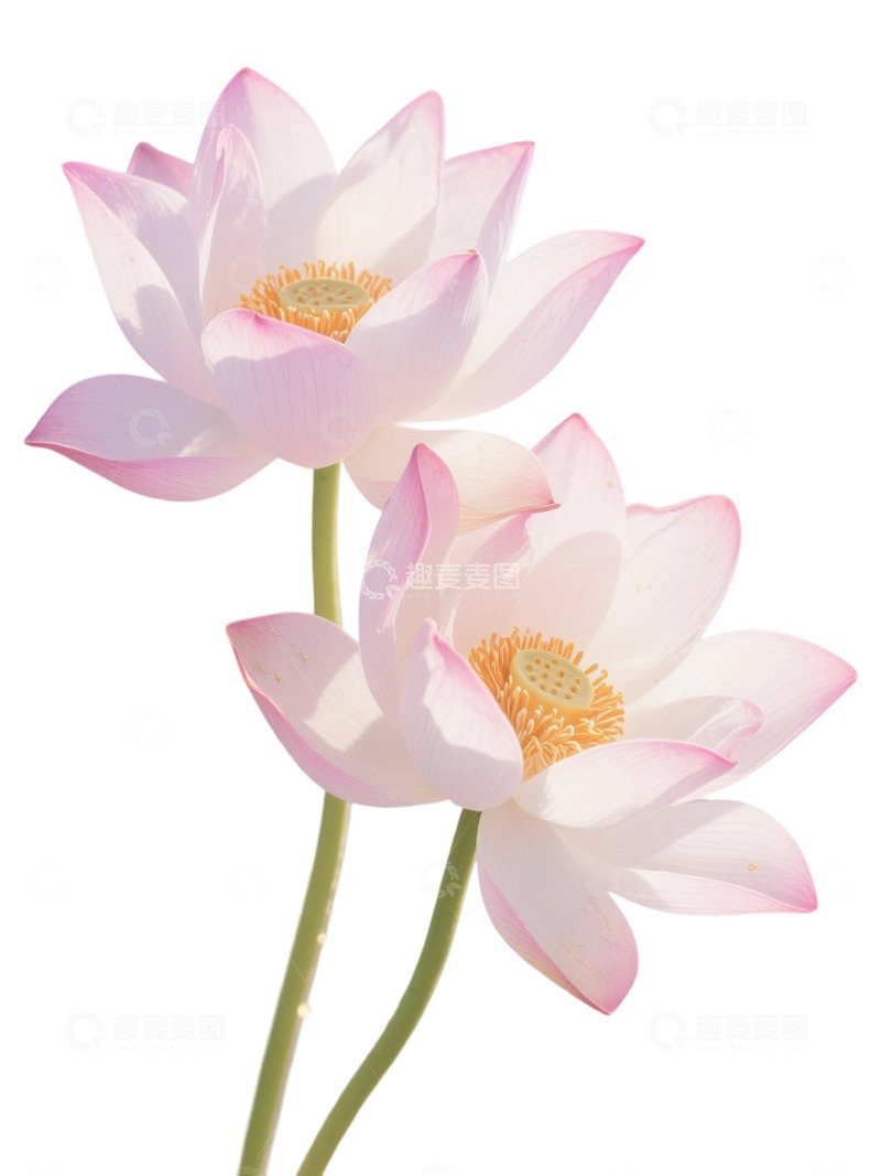 荷花免扣素材83