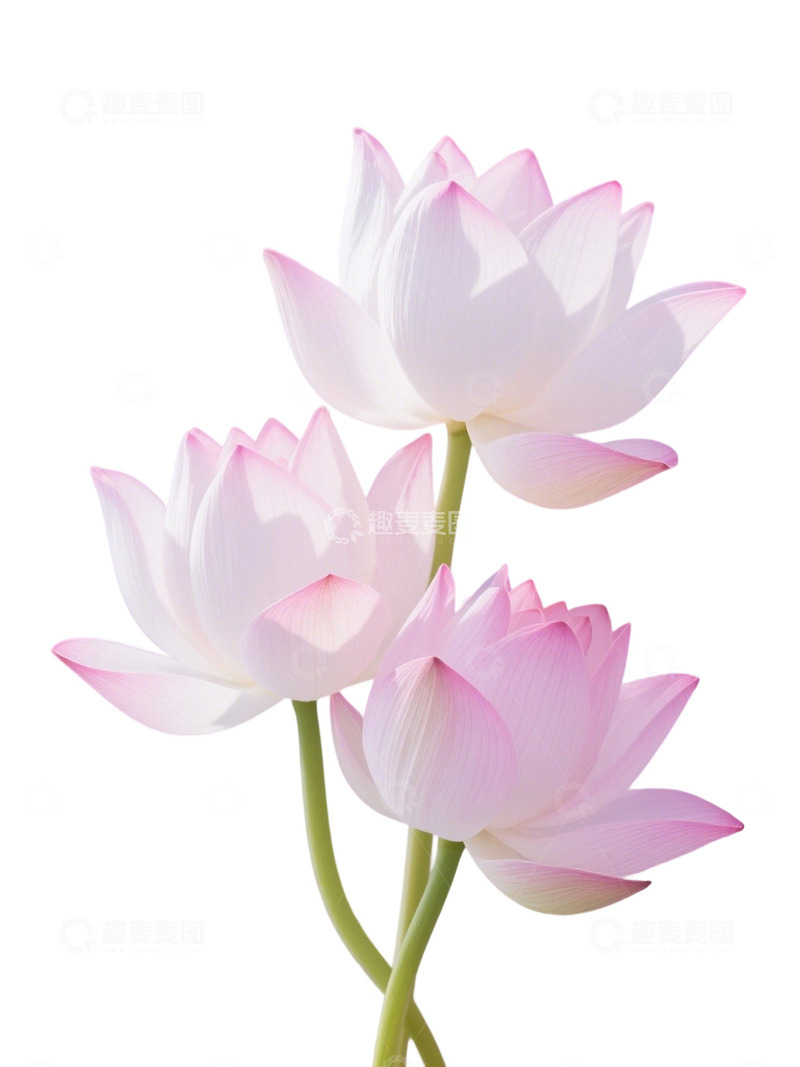 荷花免扣素材70