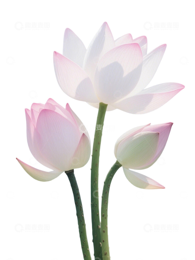 高清大图下载【趣麦麦图】荷花免扣素材82