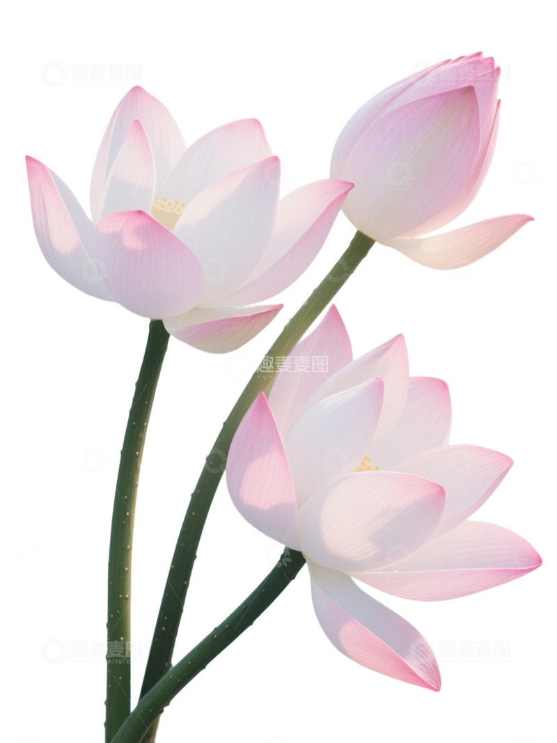 高清大图下载【趣麦麦图】荷花免扣素材80