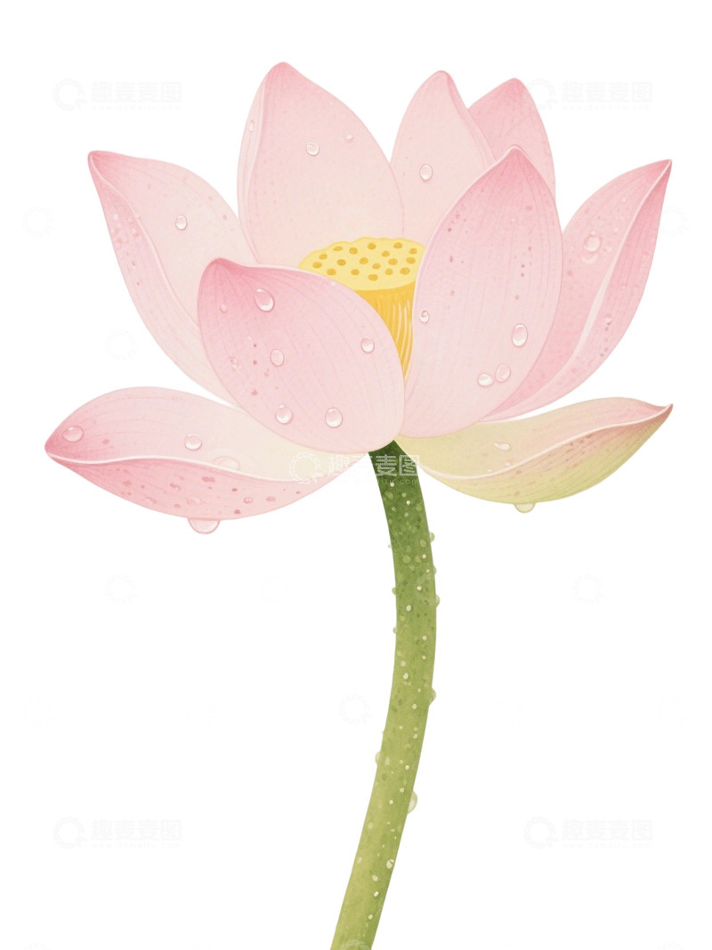 高清大图下载【趣麦麦图】荷花免扣素材231