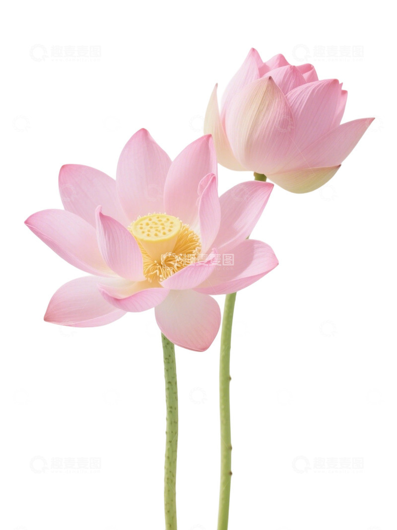 荷花免扣素材315