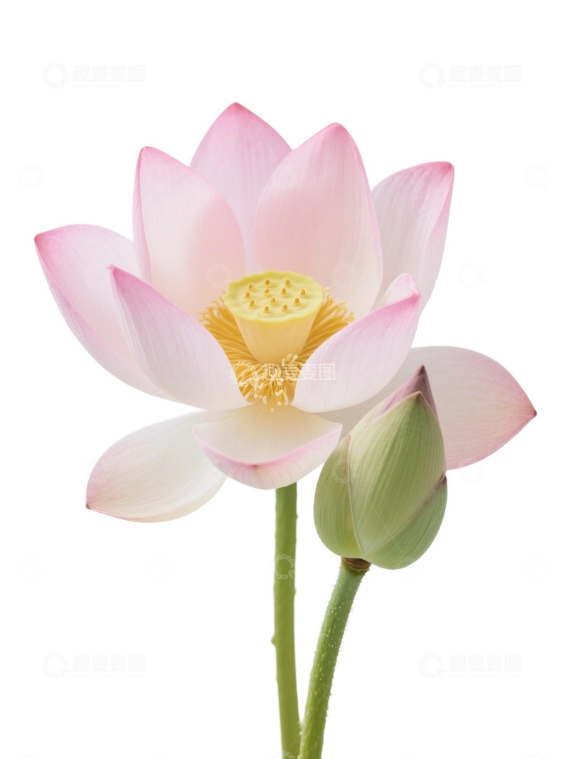 高清大图下载【趣麦麦图】荷花免扣素材374