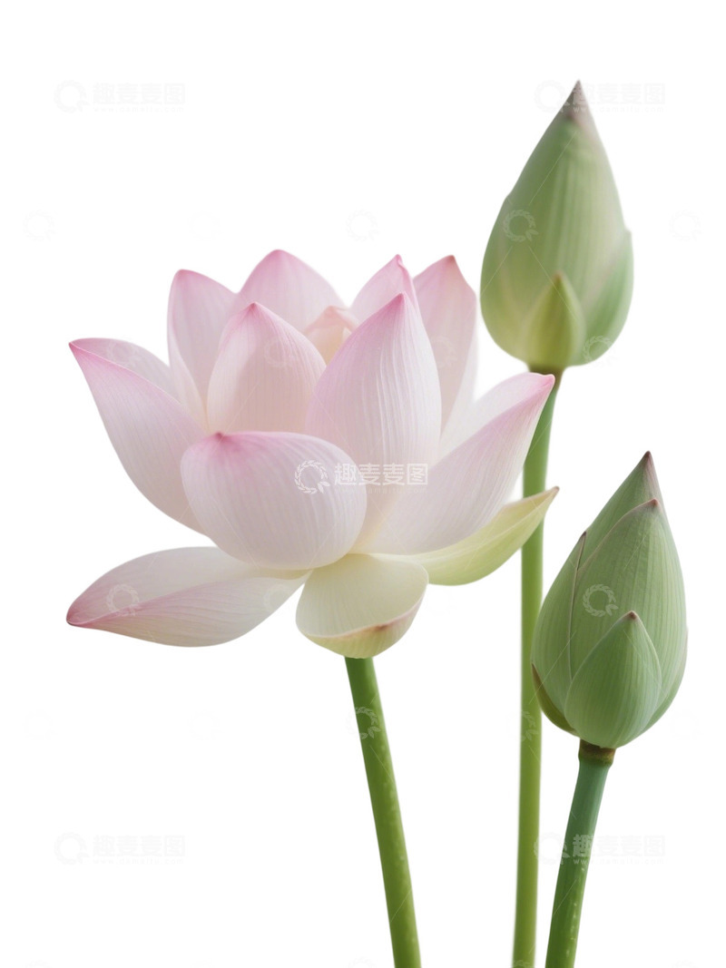 高清大图下载【趣麦麦图】荷花免扣素材364