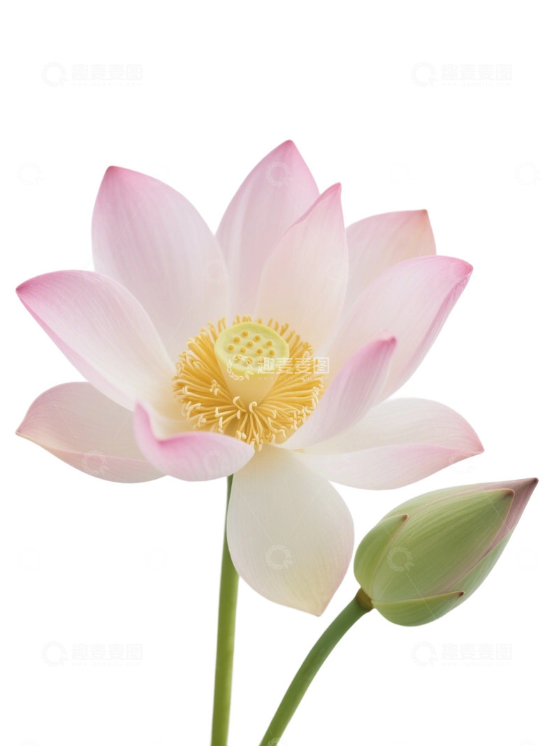 高清大图下载【趣麦麦图】荷花免扣素材373