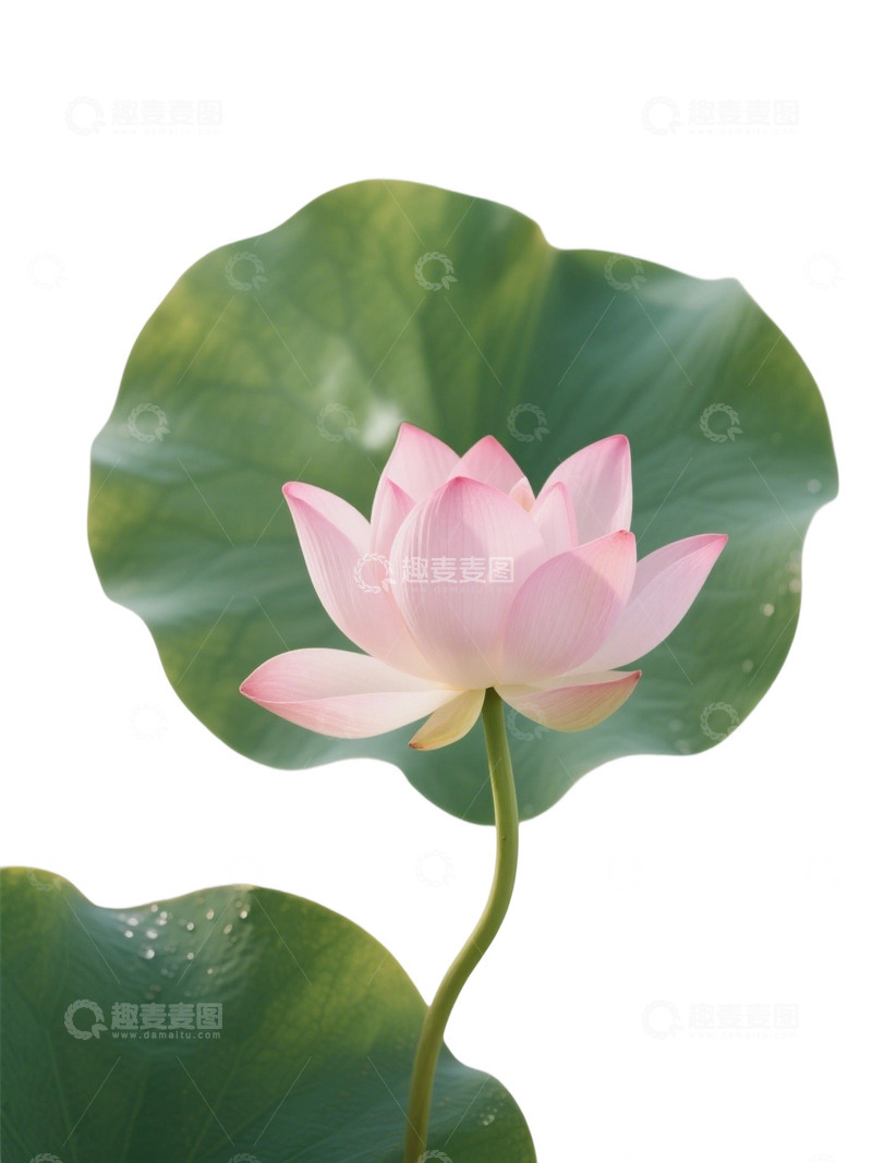 荷花免扣素材402