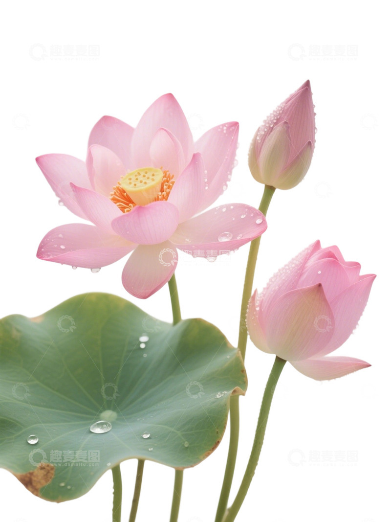 荷花免扣素材404