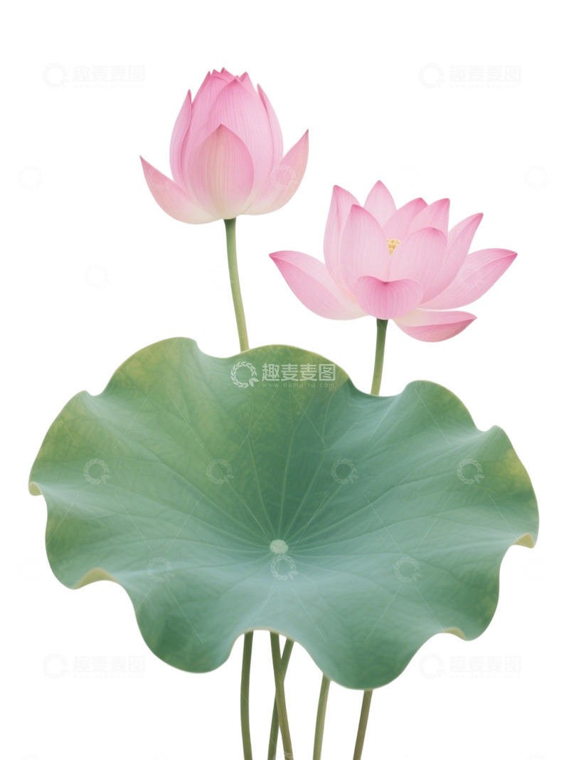 荷花免扣素材508