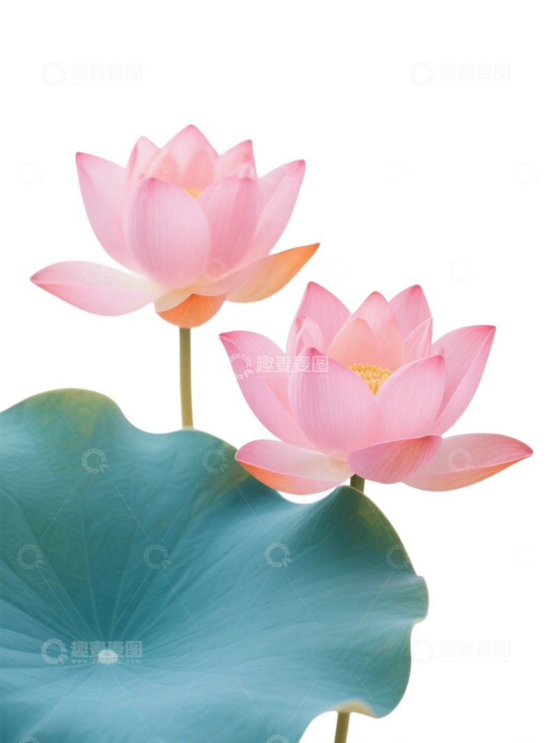 荷花免扣素材501