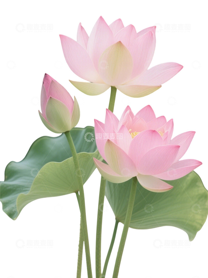 荷花免扣素材541