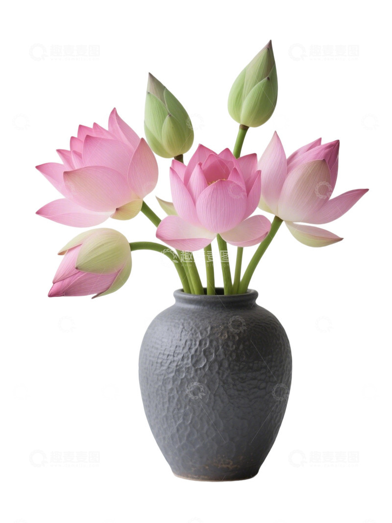 荷花免扣素材734