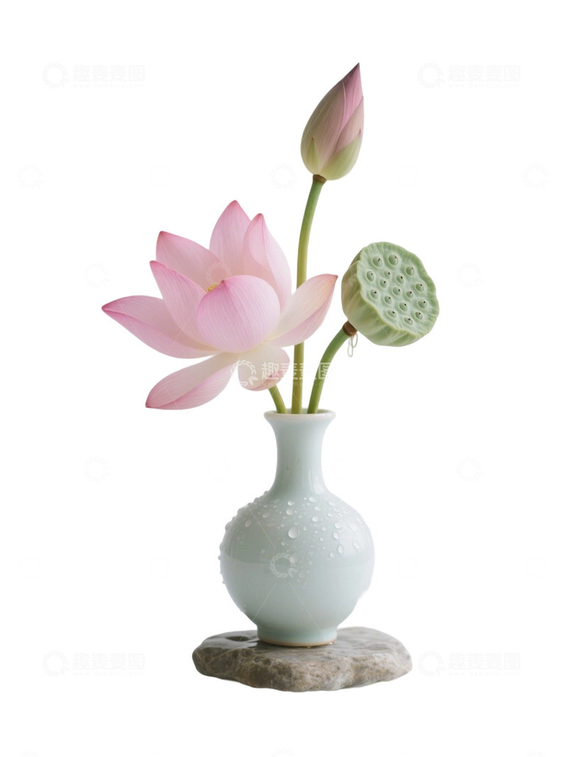 高清大图下载【趣麦麦图】荷花免扣素材729