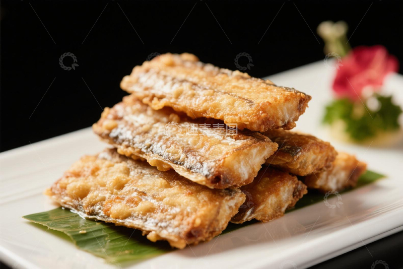 高清大图下载【趣麦麦图】油炸带鱼美食摄影图