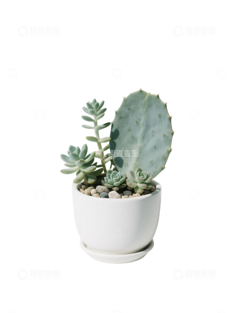 高清大图下载【趣麦麦图】多肉植物免扣素材14