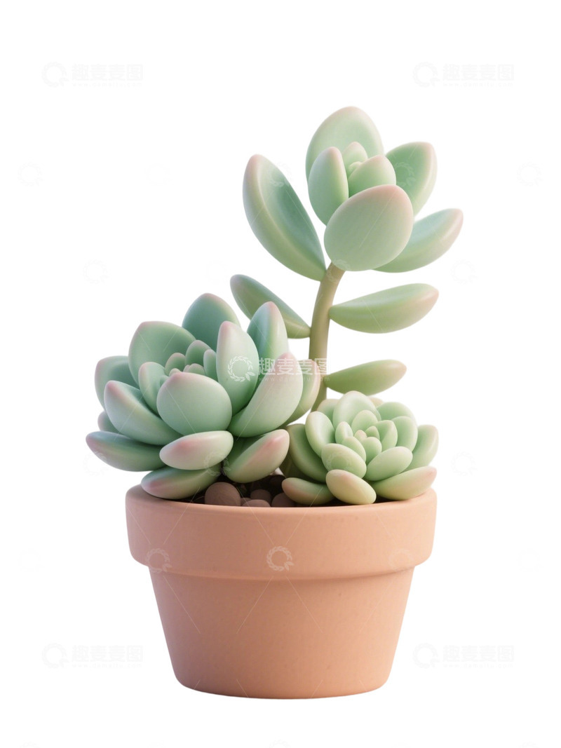 高清大图下载【趣麦麦图】多肉植物免扣素材18