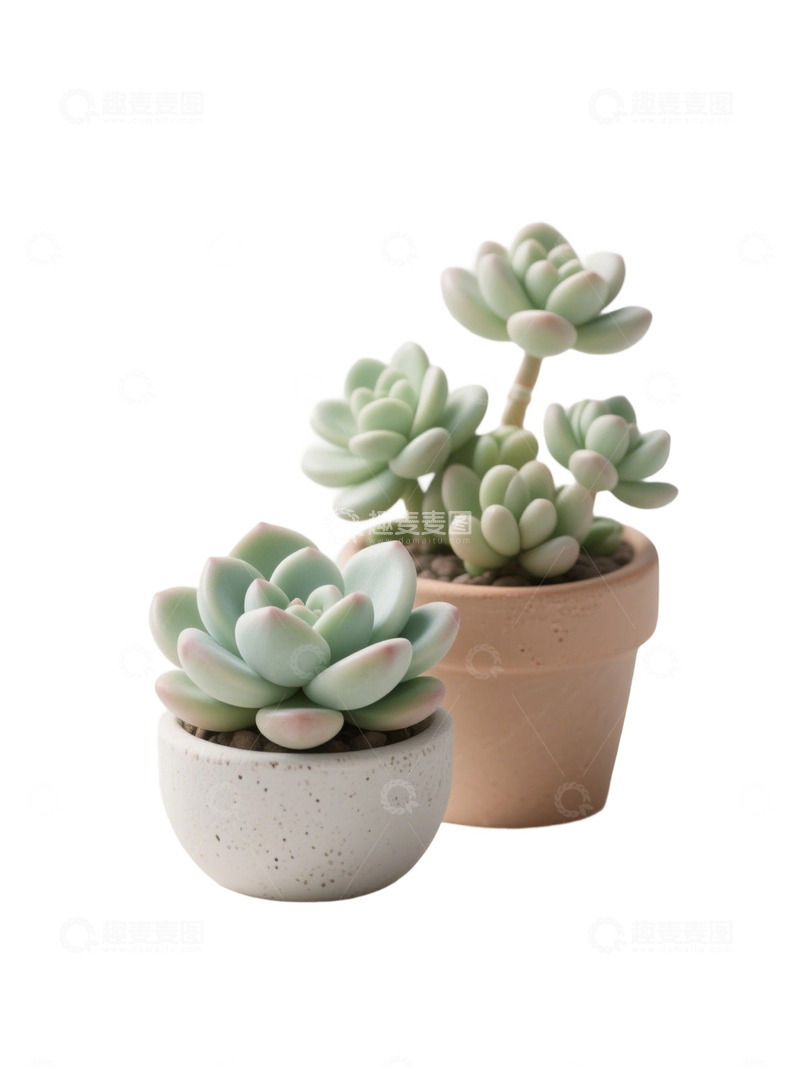 高清大图下载【趣麦麦图】多肉植物免扣素材55