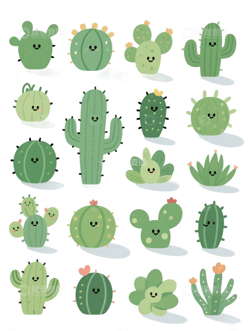 高清大图下载【趣麦麦图】多肉植物免扣素材103