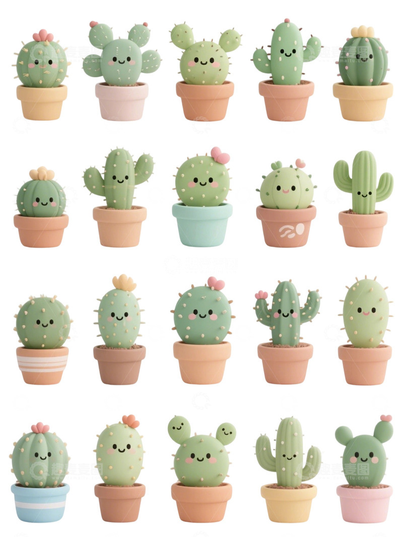 高清大图下载【趣麦麦图】多肉植物免扣素材112