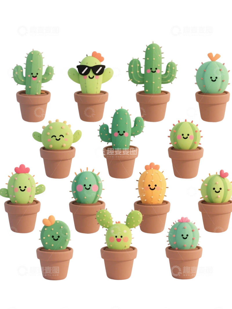 高清大图下载【趣麦麦图】仙人掌植物免扣素材70