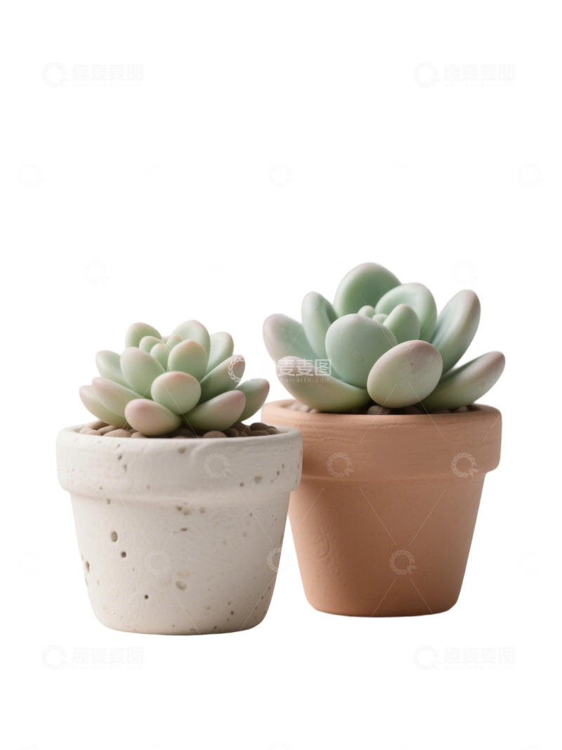 高清大图下载【趣麦麦图】多肉植物免扣素材49