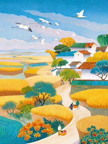 立秋  稻香  气爽  