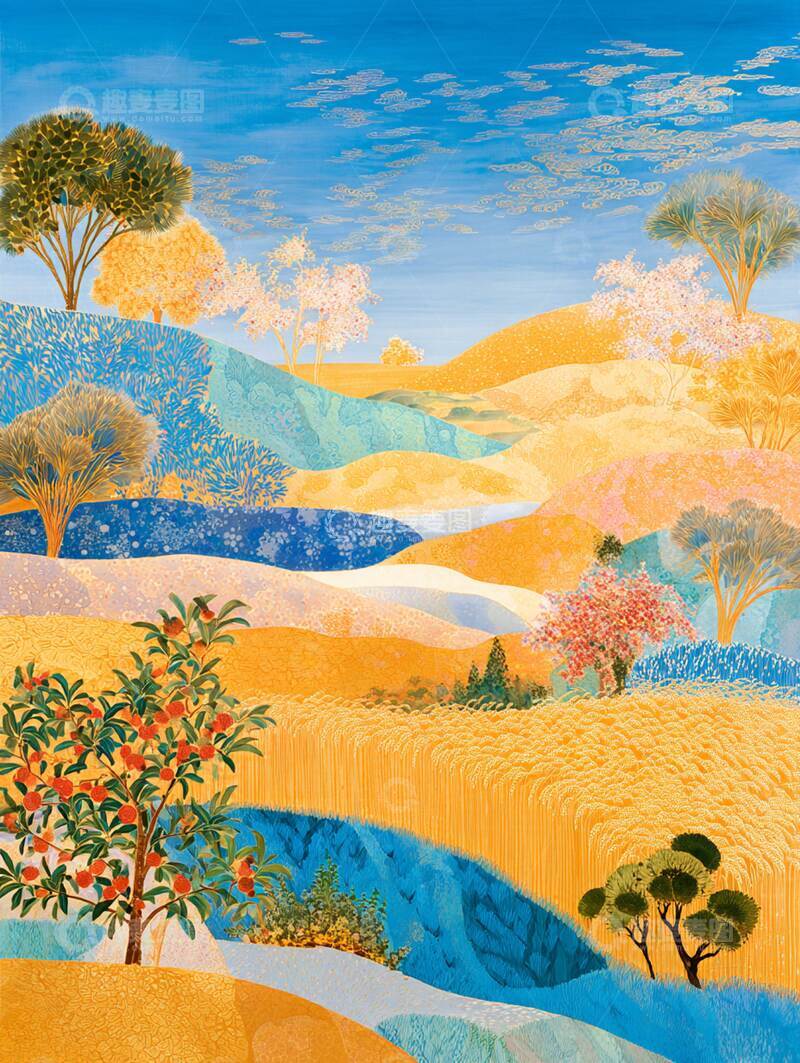 高清大图下载【趣麦麦图】立秋  凉至  露凝  