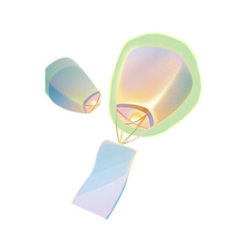 中元节灯笼天灯宫灯祈福灯祈愿牌