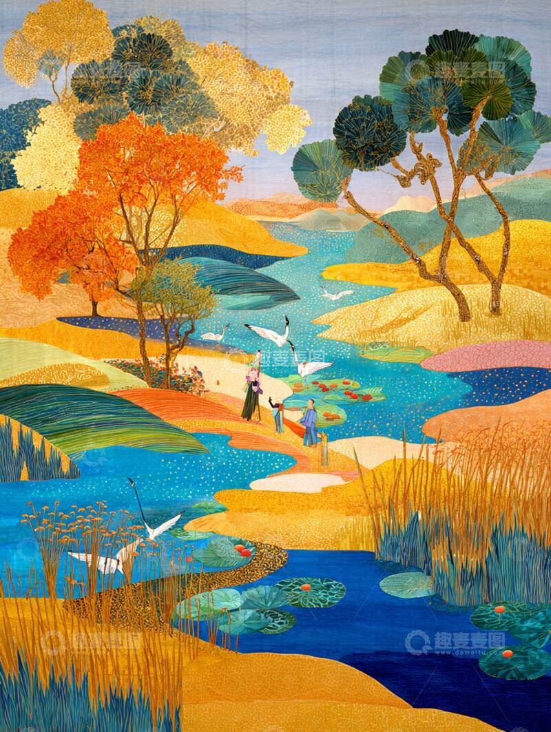 高清大图下载【趣麦麦图】立秋  凉至  暑退  