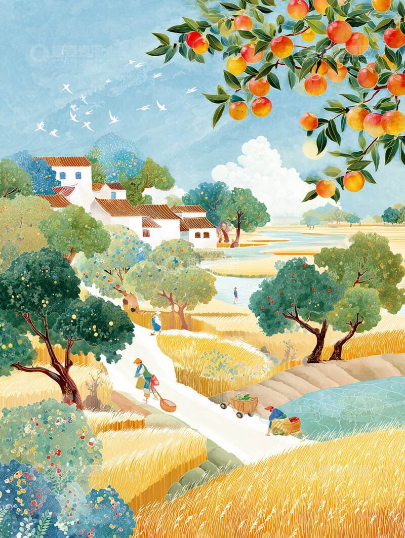 高清大图下载【趣麦麦图】立秋  星稀  凉初 