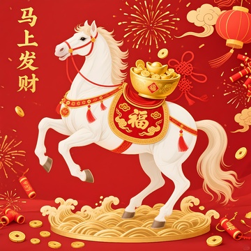 马上有钱春节素材1